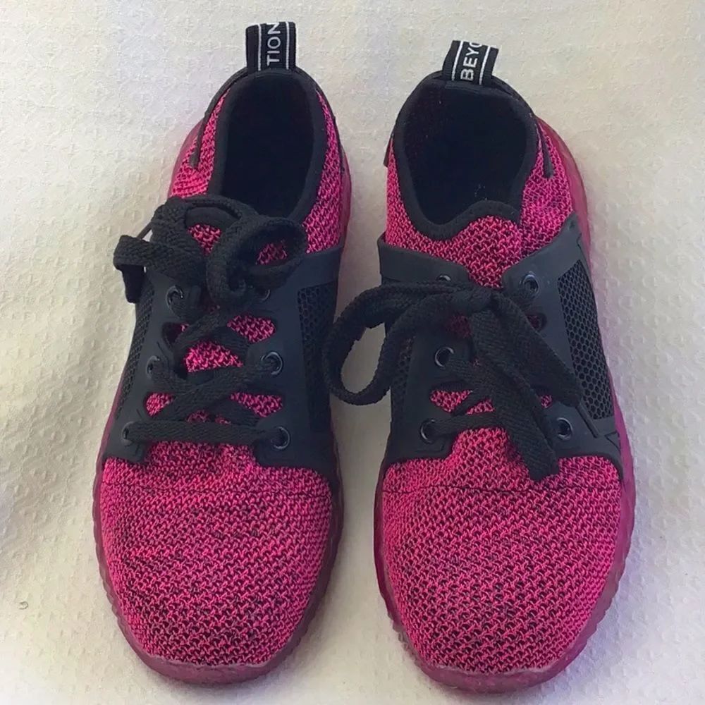 Beyond Protection Pink Steel Toe Sneakers - Picture 3 of 12